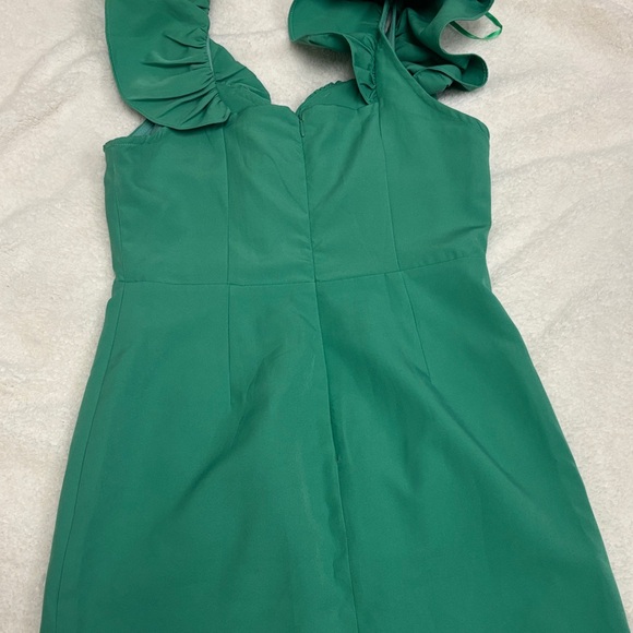 DO+BE Green Ruffle Dress - Picture 5 of 5
